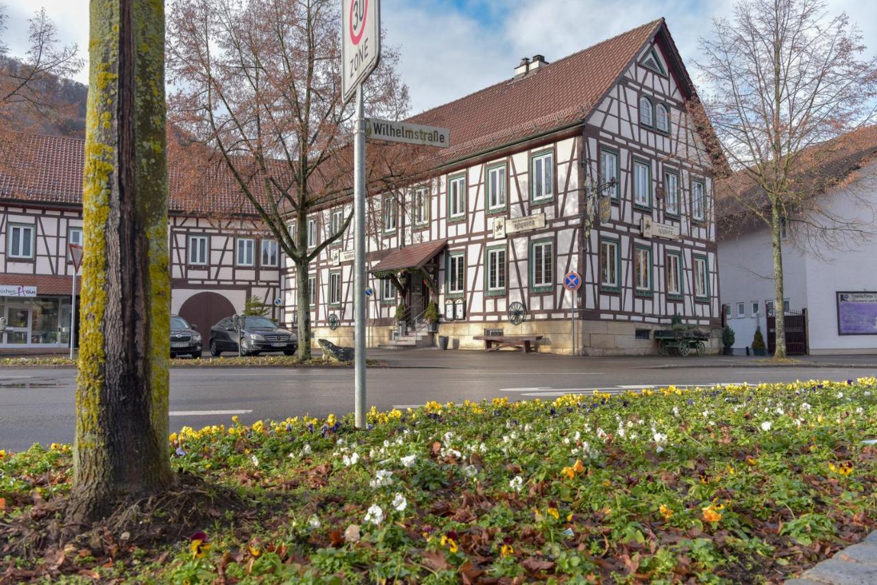 Hotel Ristorante Rostica Bad Urach Exteriör bild