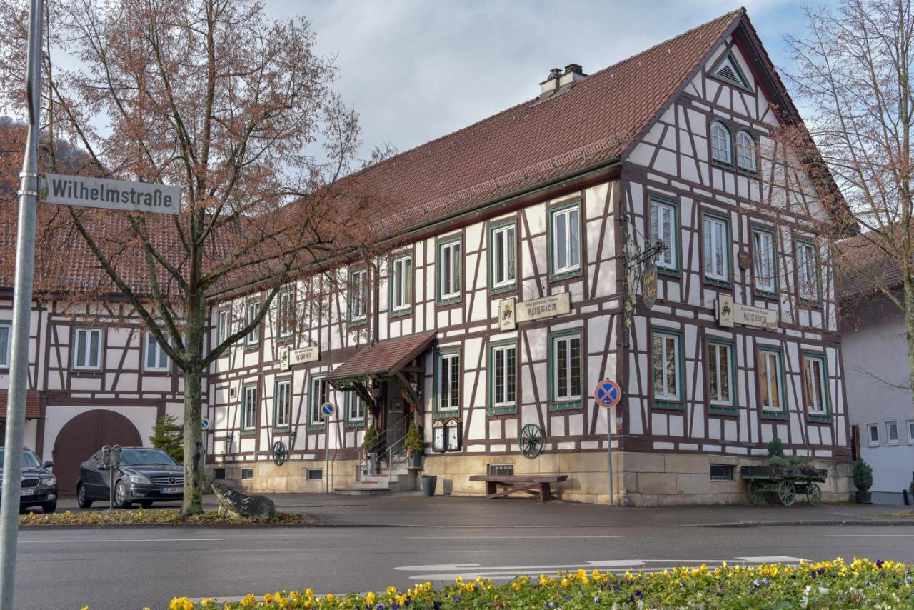 Hotel Ristorante Rostica Bad Urach Exteriör bild