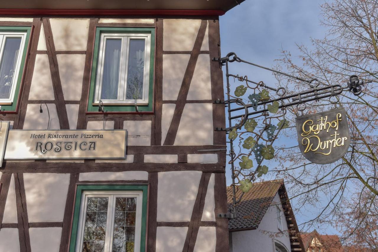Hotel Ristorante Rostica Bad Urach Exteriör bild