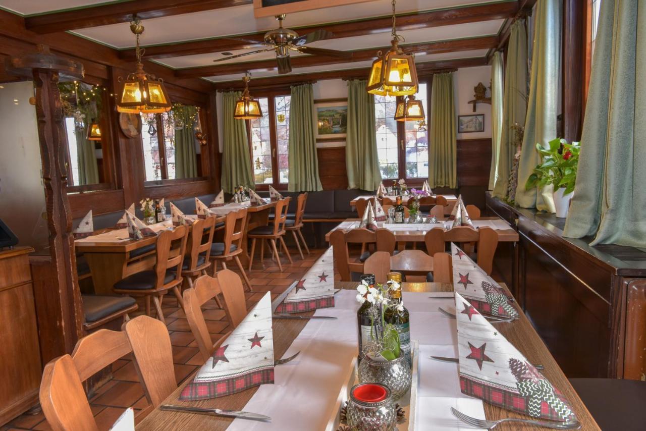 Hotel Ristorante Rostica Bad Urach Exteriör bild